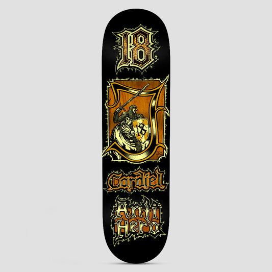 Anti Hero 8.62 Cardiel Medieval Skateboard Deck Black