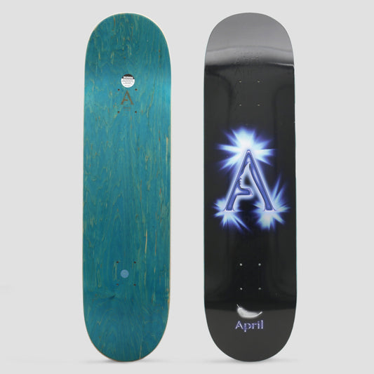 April 8.25 A Logo Skateboard Deck Black / Blue