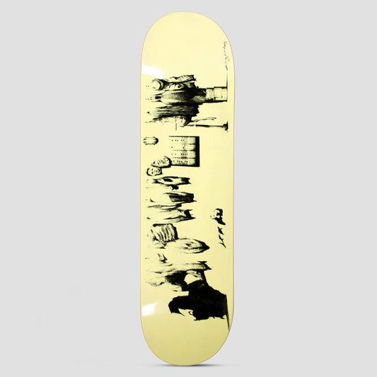 Baglady 8.5 Peel Skateboard Deck Yellow Dip