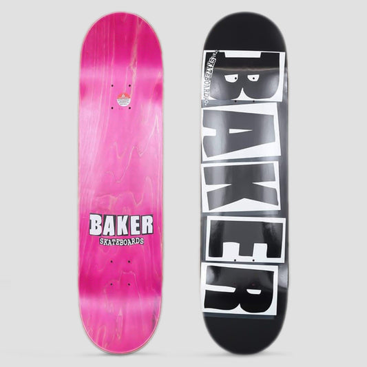 Baker 8.125 Brand Logo Skateboard Deck Black / White