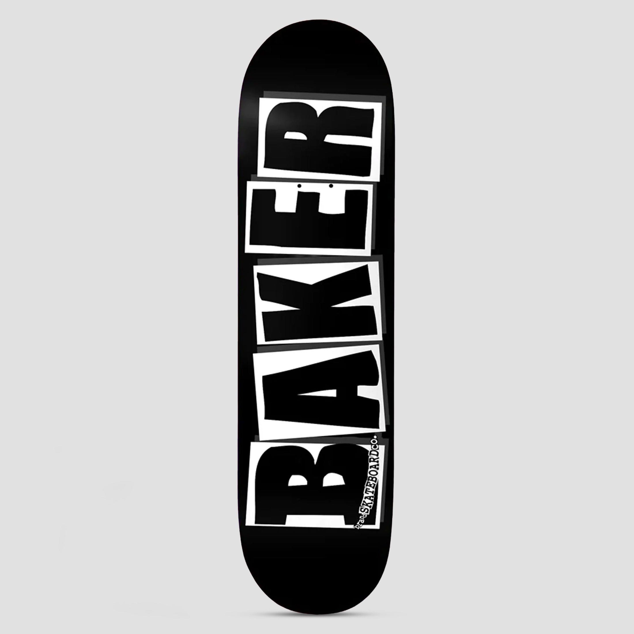 Baker 8.25 Brand Logo Skateboard Deck Black / White
