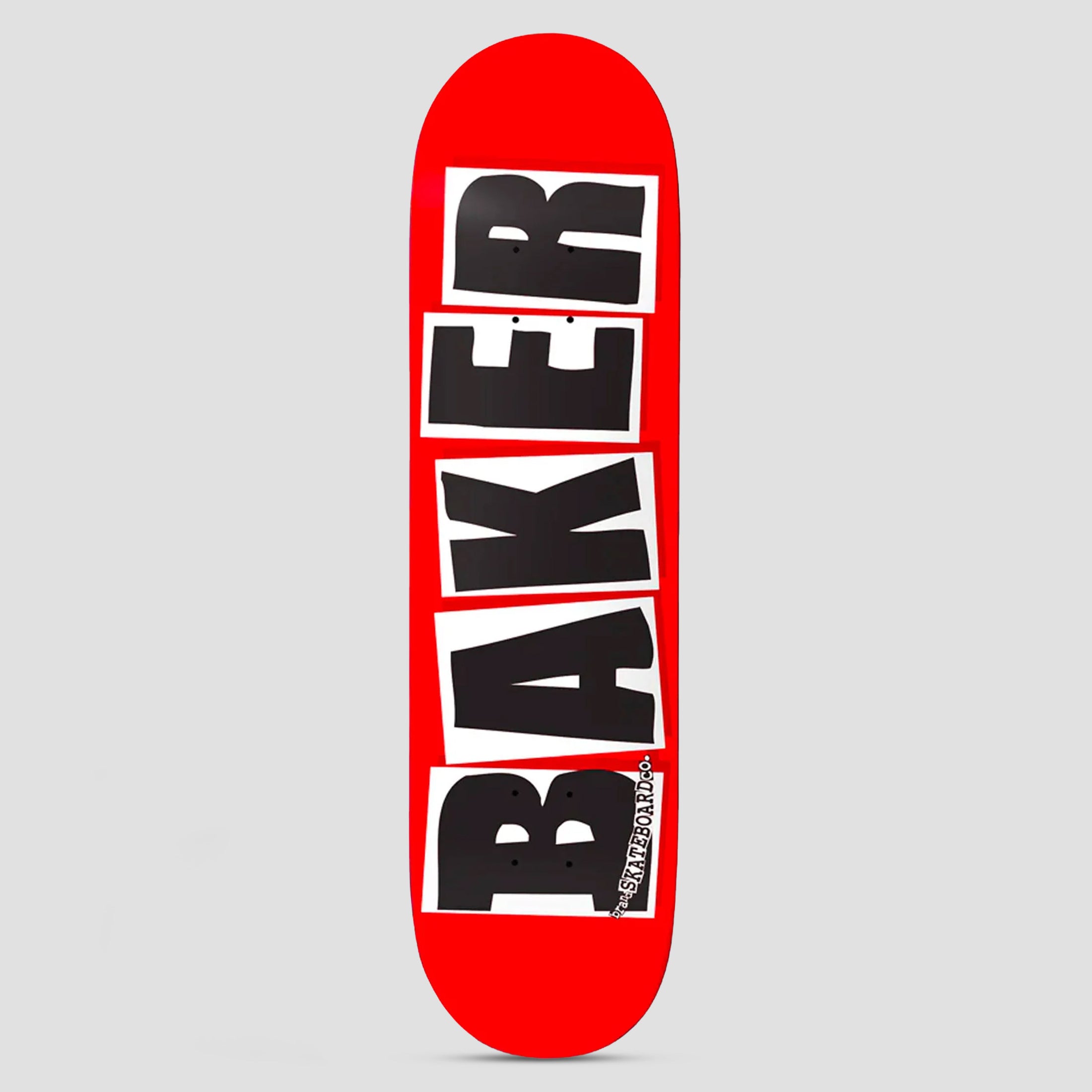 Baker 8.475 Brand Logo Skateboard Deck Red / Black