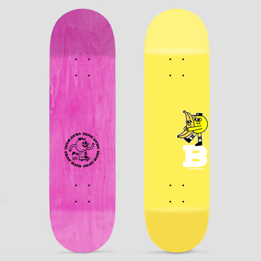 Blast Skates 8.75 Banana Scent Popsicle Skateboard Deck Yellow