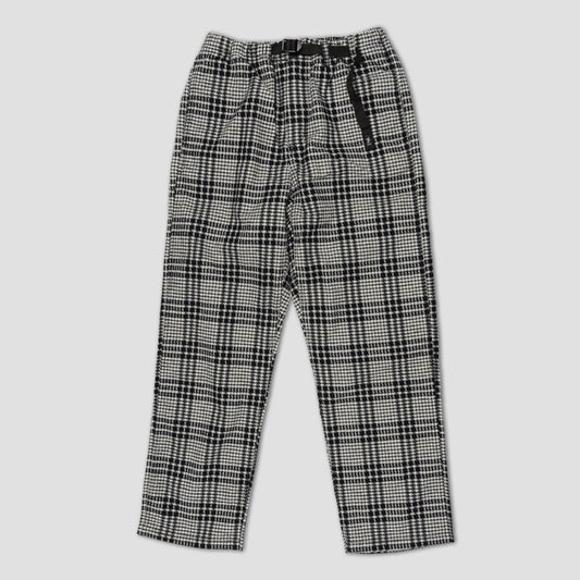 Dancer Belted Simple Pant Black Check