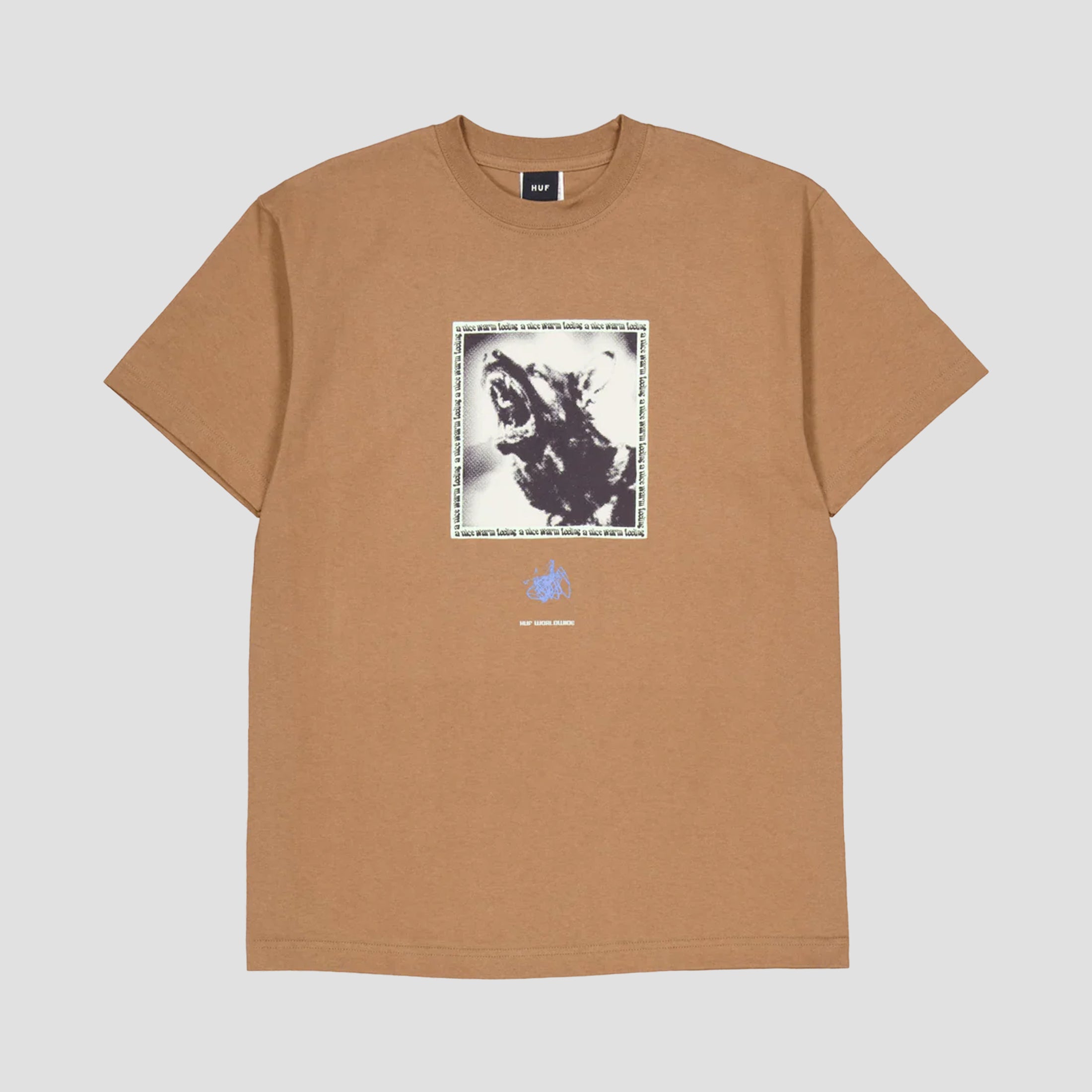 HUF Beware T-Shirt Camel