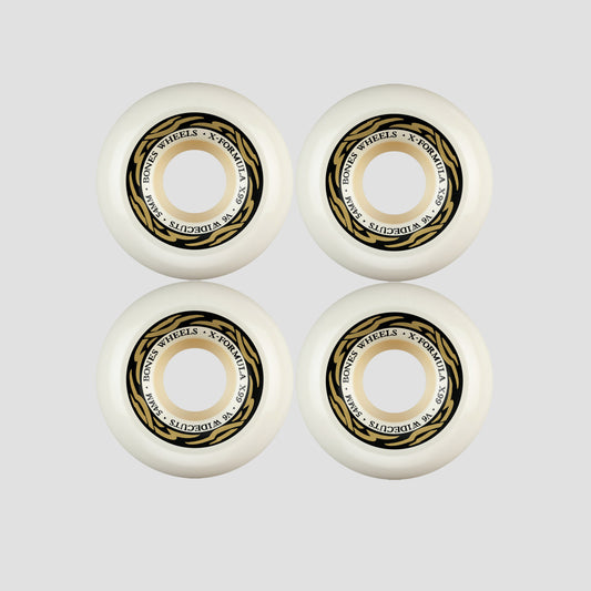 Bones 54mm X-Formula 99A V6 Wide Cut Shape Skateboard Wheels