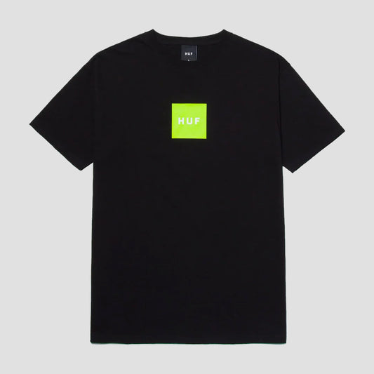 HUF Essentials Box Logo T-Shirt Black