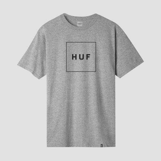 HUF Essentials Box Logo T-Shirt Grey Heather