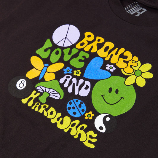 Bronze Bronze, Love & Hardware T-Shirt Black