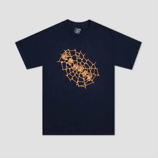 Bronze Web T-Shirt Navy