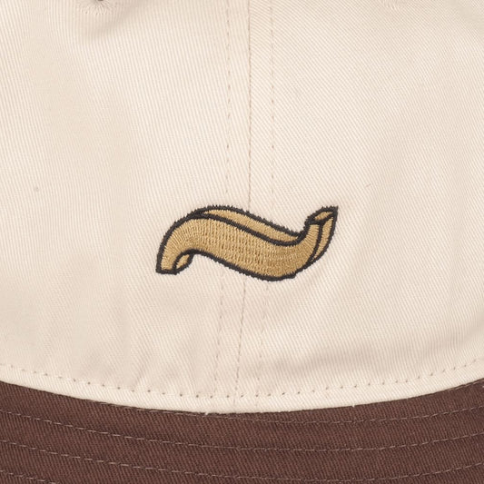 Passport Tilde 6 Panel Bucket Cap Choc