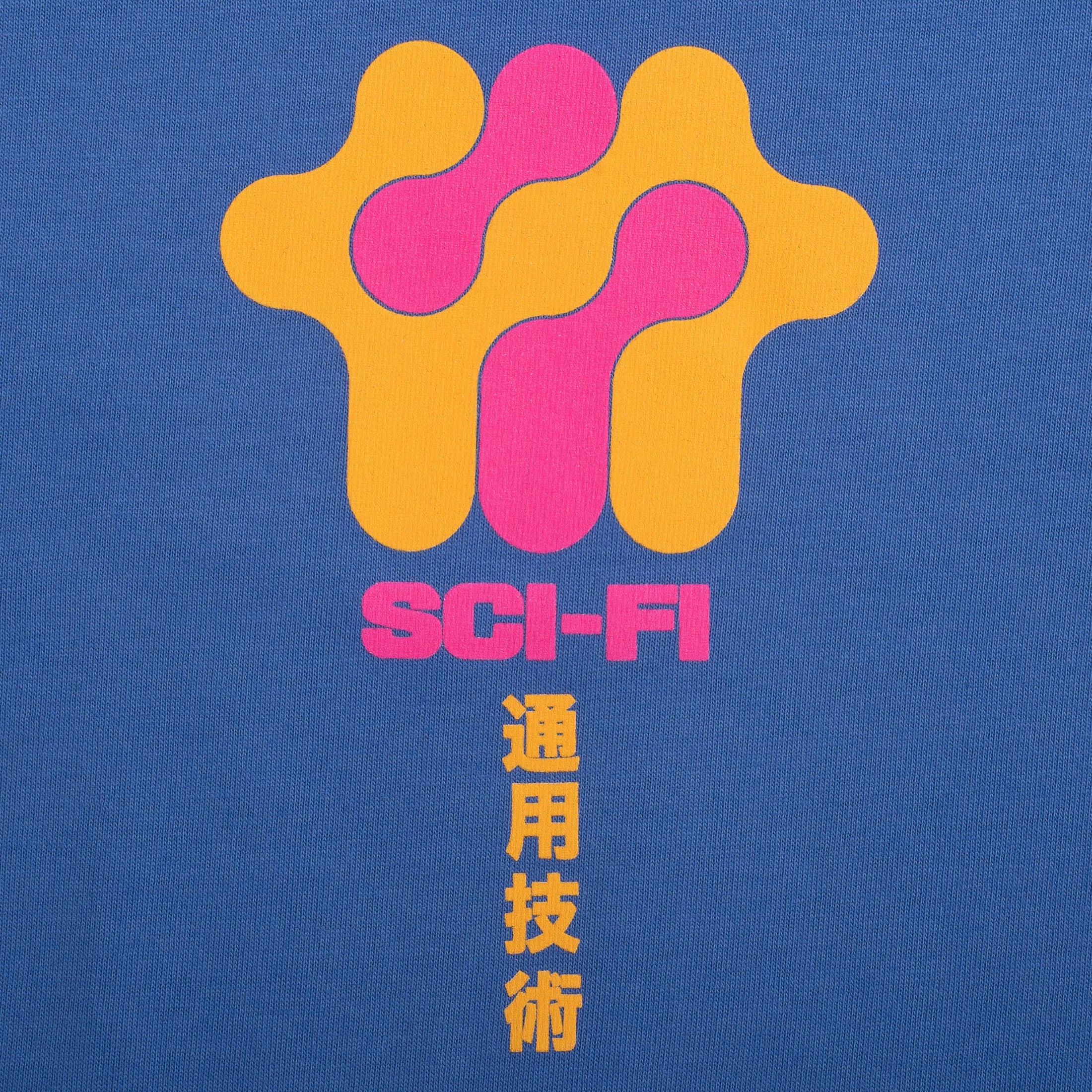 Sci-Fi Fantasy Business Model T-Shirt Flo Blue