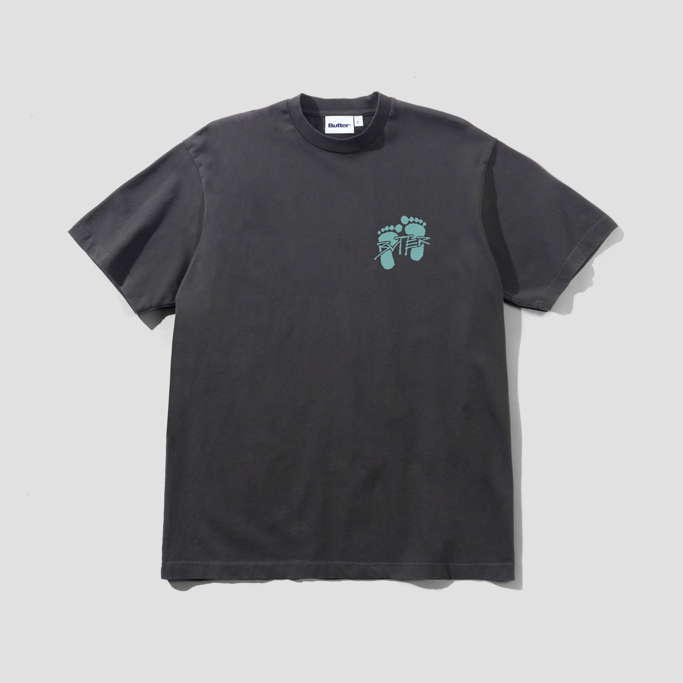 Butter Goods Footprints T-Shirt Black