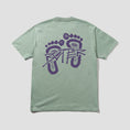 Load image into Gallery viewer, Butter Goods Footprints T-Shirt Dull Mint
