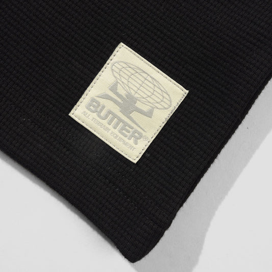 Butter Goods Waffle Longsleeve Top Black