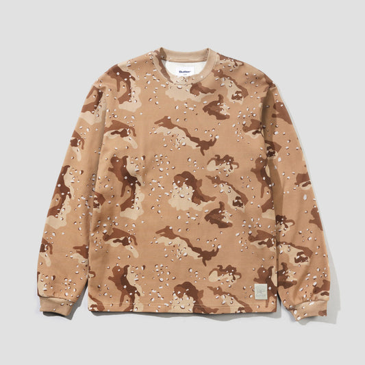 Butter Goods Waffle Longsleeve Top Desert Camo