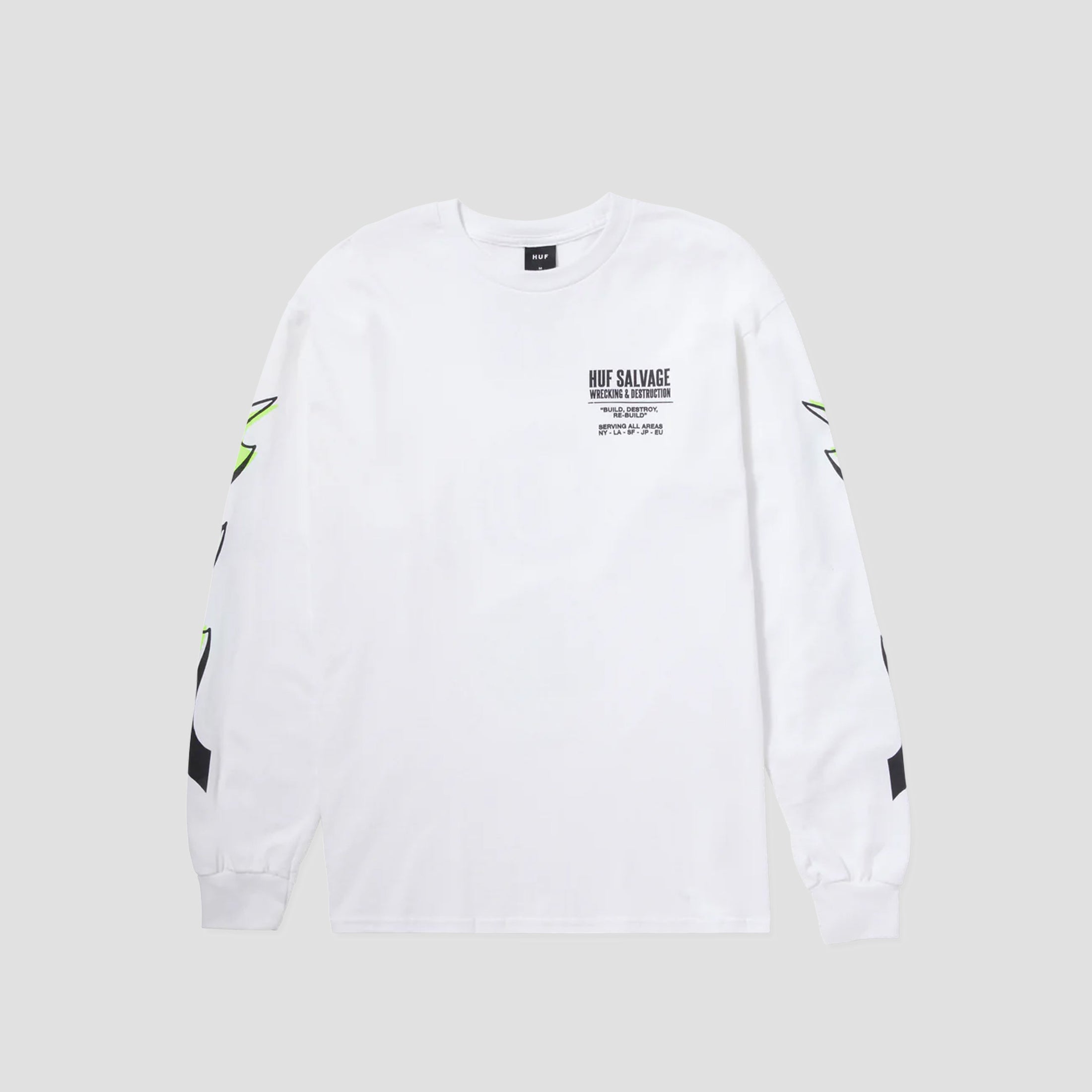 HUF Buzzkill Long Sleeve T-Shirt White