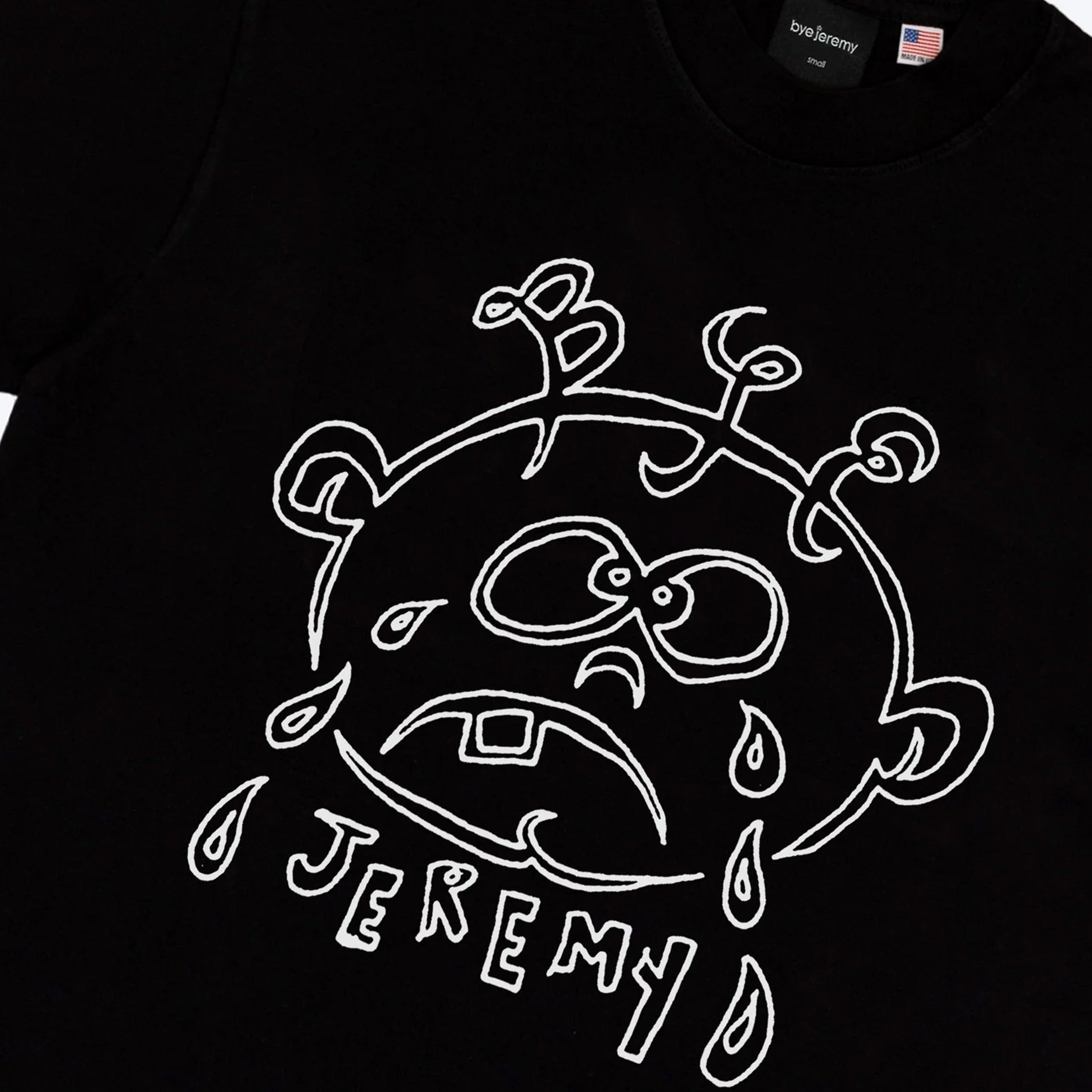 Bye Jeremy Grap T-Shirt Black – Slam City Skates