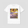 Load image into Gallery viewer, Skateboard Cafe Courts T-Shirt White
