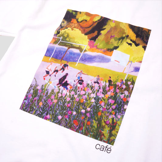 Skateboard Cafe Courts T-Shirt White