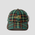 Load image into Gallery viewer, Skateboard Cafe Tartan 6 Panel Cap Green

