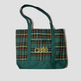 Load image into Gallery viewer, Skateboard Cafe Tartan Tote Green
