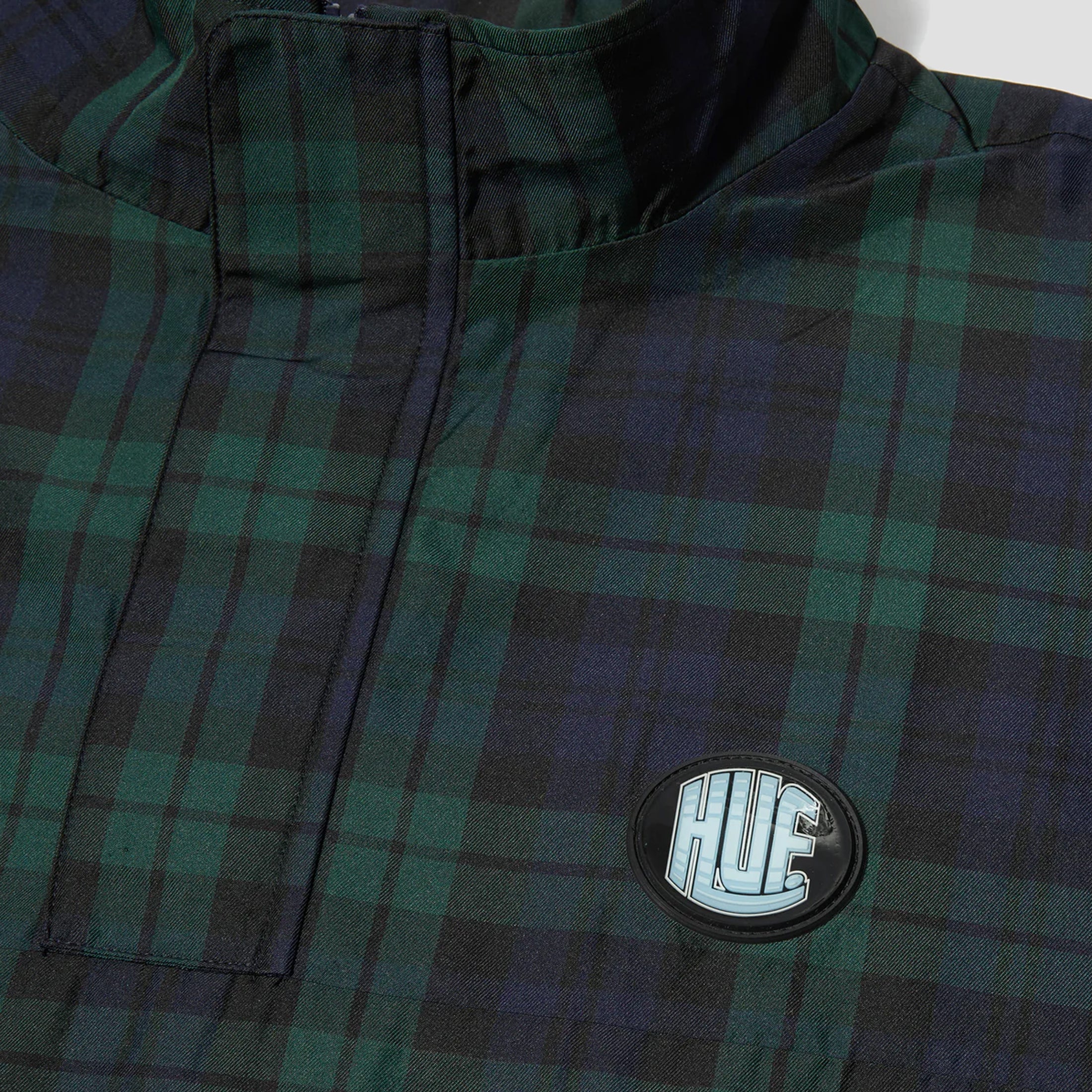 HUF Camden Plaid Track Jacket Navy Plaid