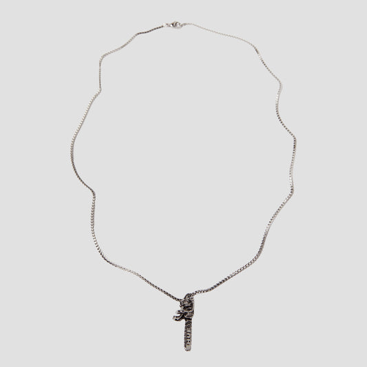HUF Chainsaw Pendant Silver