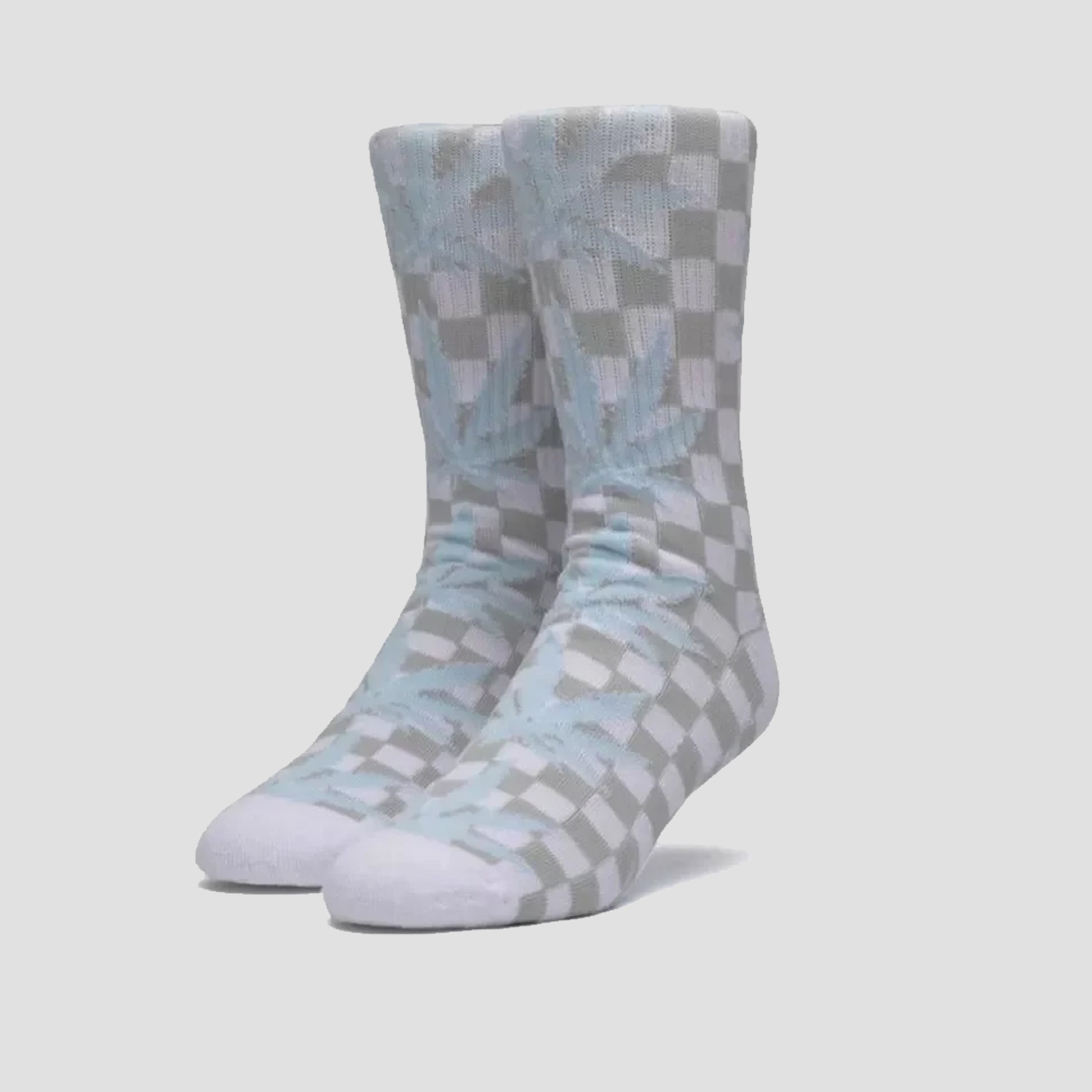 HUF Checkered Plantlife Sock White