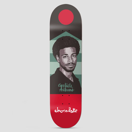 Chocolate 8.25 Carl Aikens Hecox Portrait Skateboard Deck