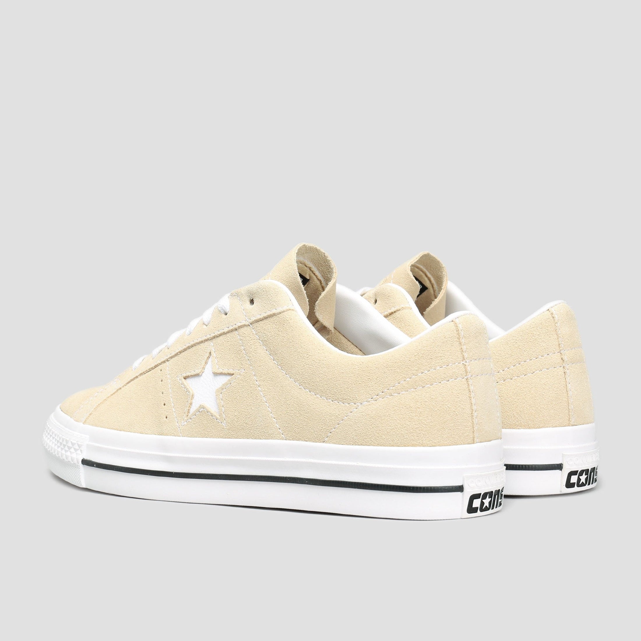 Converse One Star Pro OX Shoes Oat Milk / White / Black