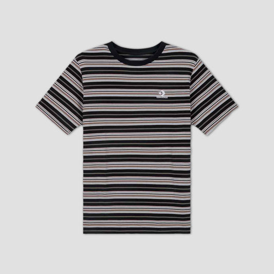 Converse Cons Striped T-Shirt Black