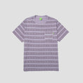 Load image into Gallery viewer, HUF Cooper Stripe Knit Top Dust Purple
