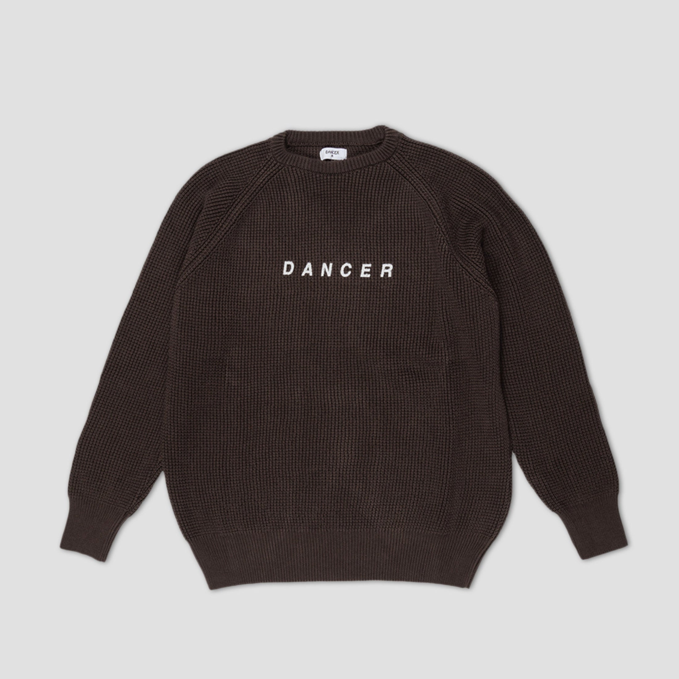 Dancer Logo Cotton Knit Brown