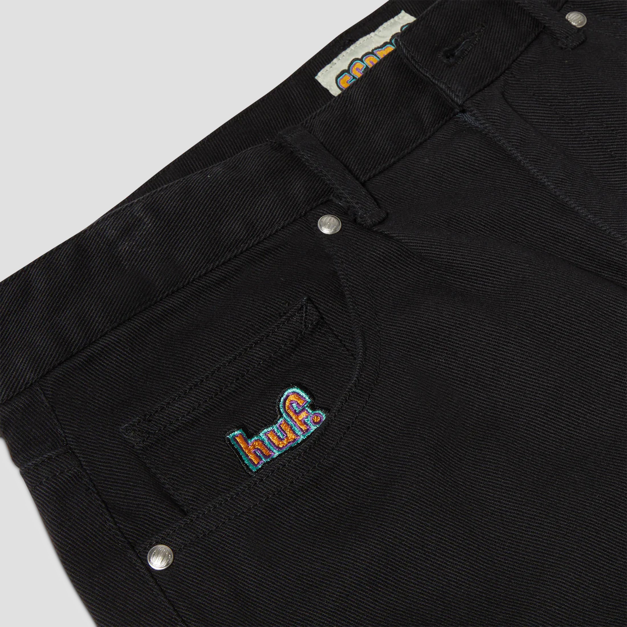 HUF Cromer Signature Pant Black Washed Denim