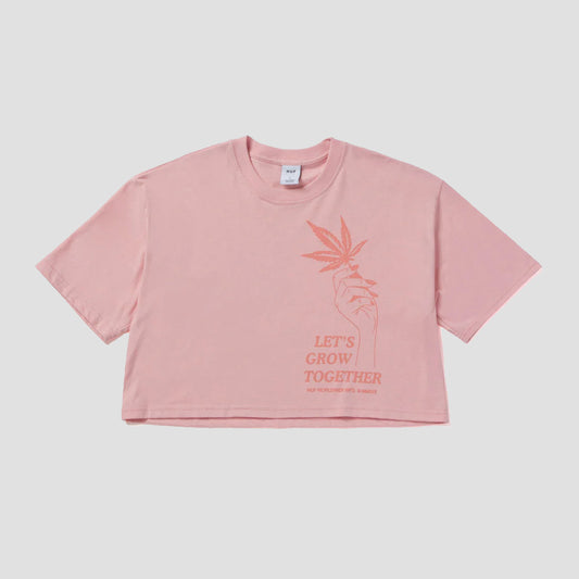 HUF Growth Shortsleeve Crop T-Shirt Blush