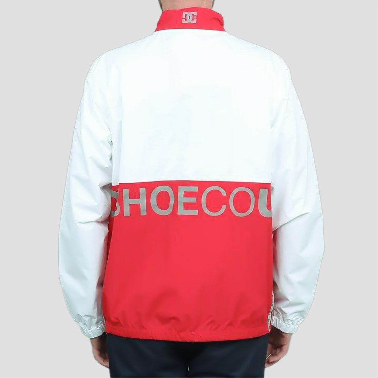 DC Skate Track Top Jacket White / Red
