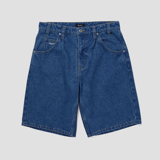 HUF Pomona Denim Short Stone Wash Indigo