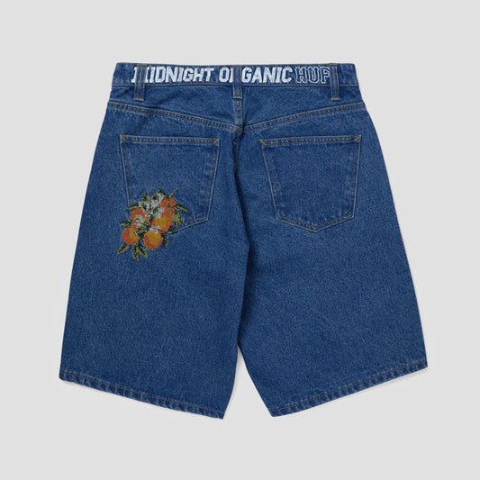 HUF Pomona Denim Short Stone Wash Indigo