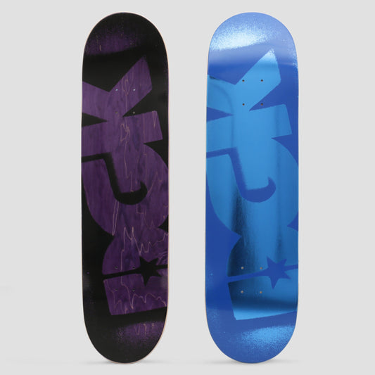 DGK 8.1 OG Logo Skateboard Deck Blue Foil