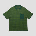 Load image into Gallery viewer, PassPort Drain Knit Shortsleeve Polo Forest Green
