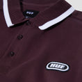 Load image into Gallery viewer, HUF Essex Polo Fleece Eggplant
