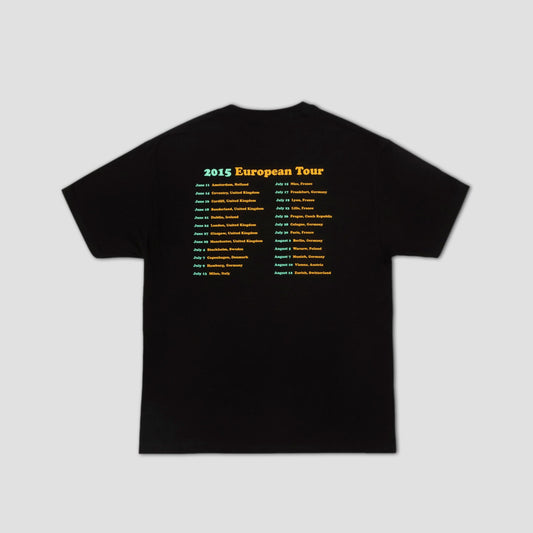 Quartersnacks Euro Tour T-Shirt Black