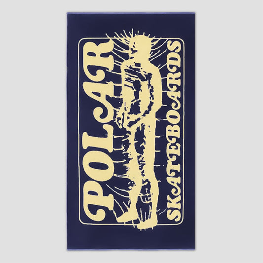 Polar Skate Co Bath Towel Fields Dark Blue