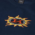 Load image into Gallery viewer, HUF Fire Crewneck Navy
