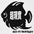 Load image into Gallery viewer, Sci-Fi Fantasy Fish Pocket T-Shirt White
