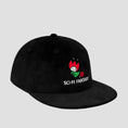 Load image into Gallery viewer, Sci-Fi Fantasy Flying Rose Cap Black
