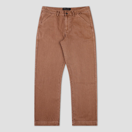 Former Reynolds Overdye Denim Pant Washed Brown