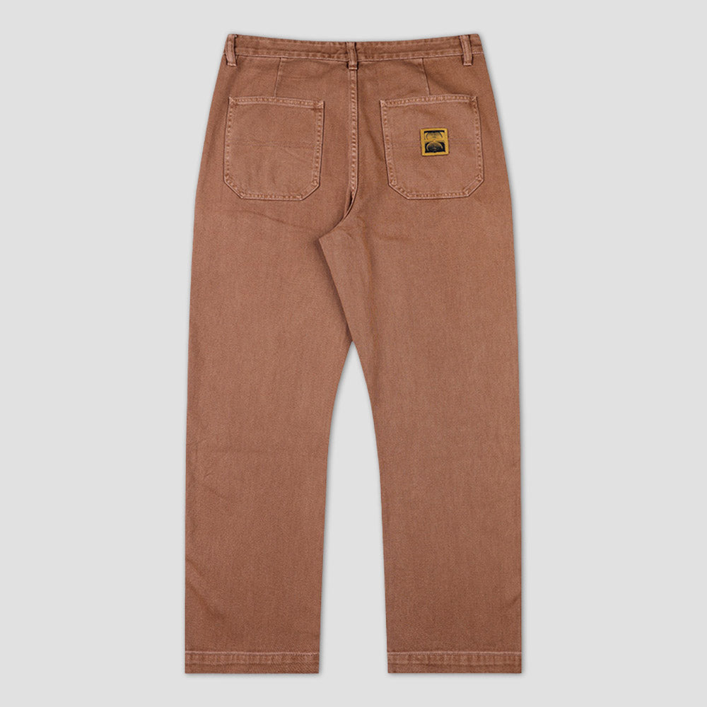 Former Reynolds Overdye Denim Pant Washed Brown