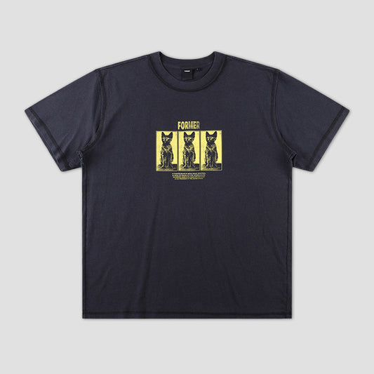 Former Vet T-Shirt Washed Black